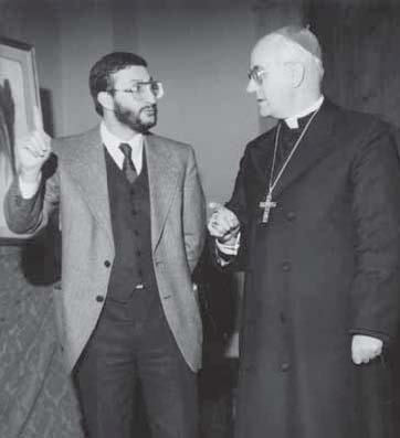 5 Palestrina (RM) 1987, Con il Vescovo Pietro Garlato.jpg
